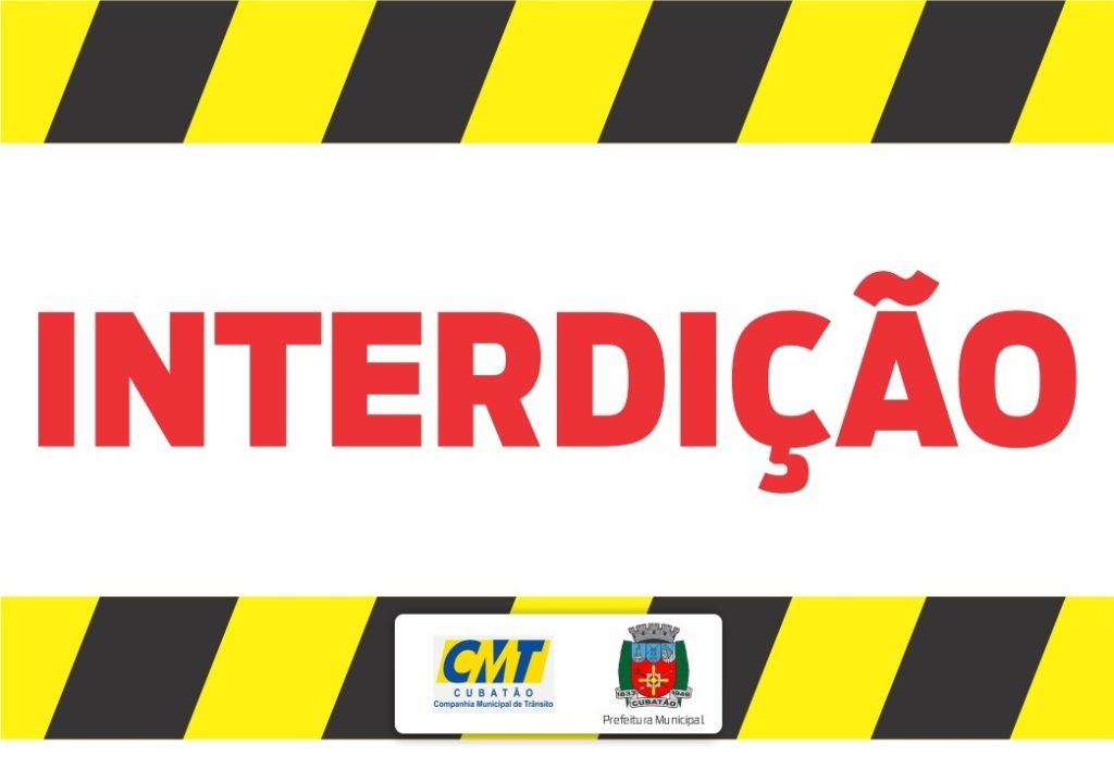 alerta de interdição