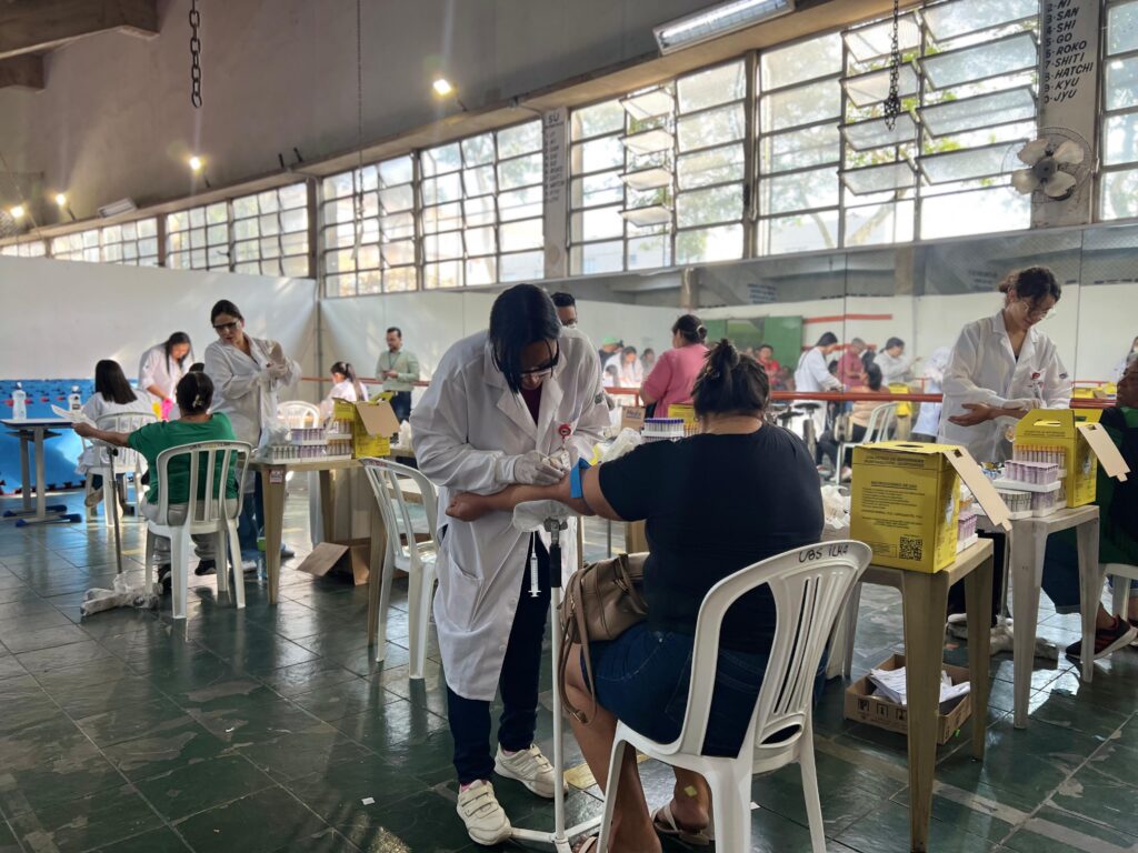 Mutirão atende 884 pessoas e faz mais de 16 mil exames laboratoriais em Cubatão.