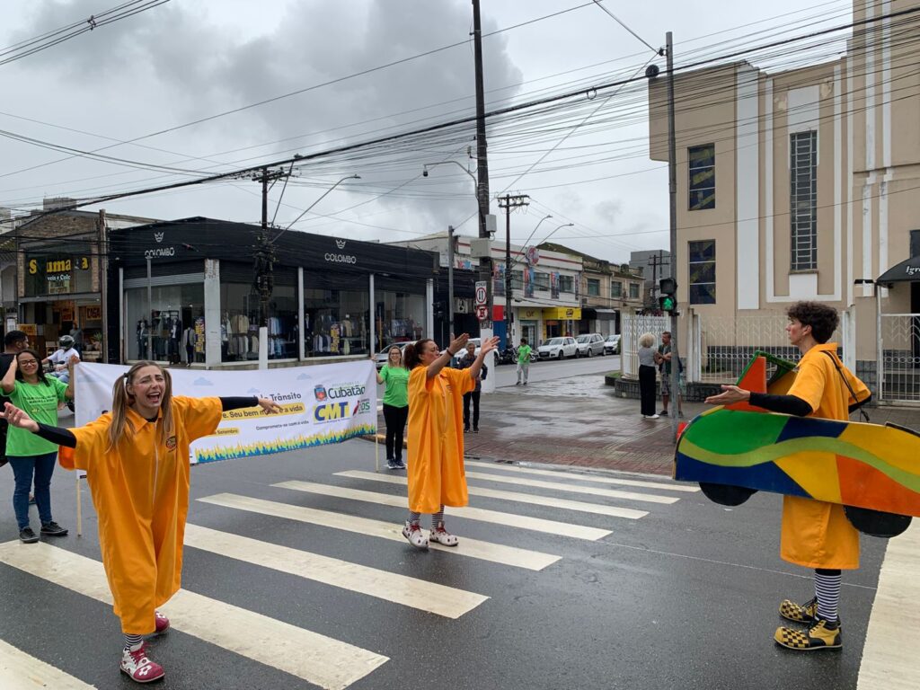 Semana Nacional do Trânsito movimenta Cubatão com arte e conscientização
