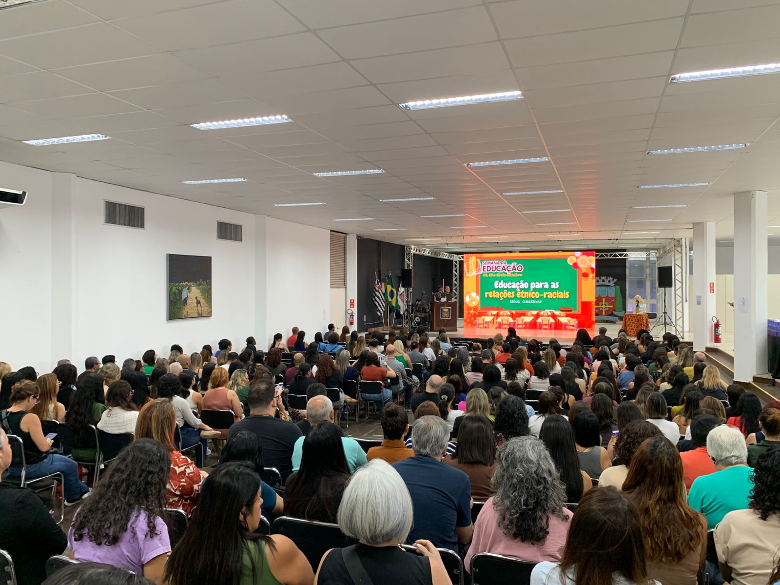 Semana da Educação mobiliza 2.500 professores com três dias de formação em Cubatão