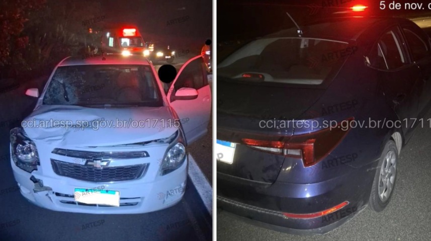 Mulher morre atropelada por dois carros na Padre Manoel da Nóbrega, em Cubatão