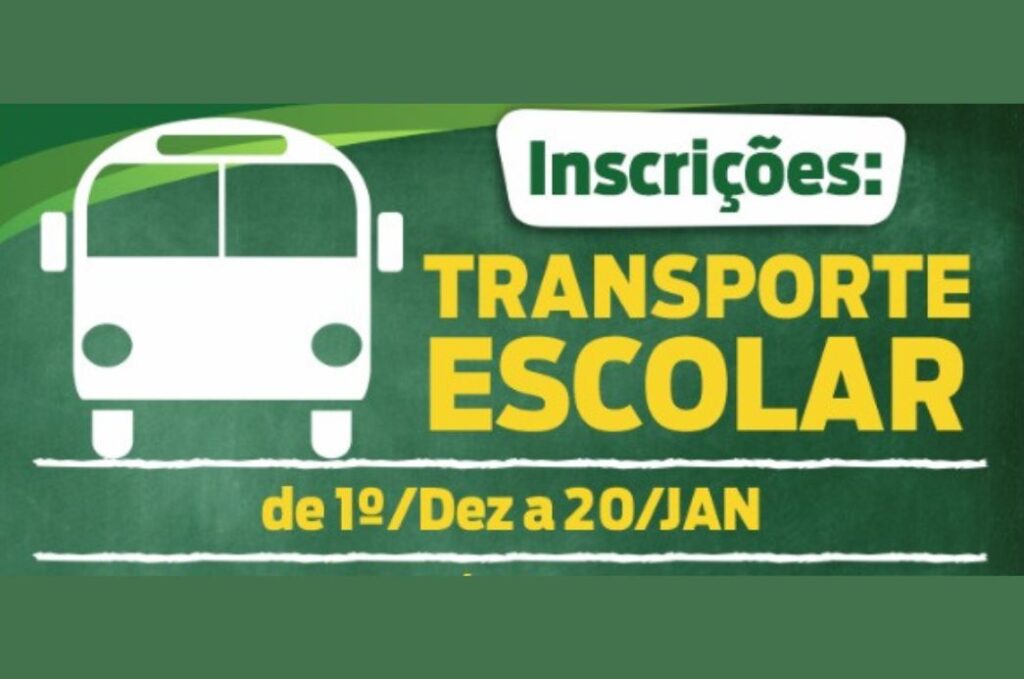 Seduc abre inscrições para transporte escolar de 2026