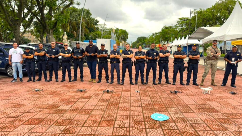 Guarda Civil Municipal de Cubatão realiza 1º Curso de Formação de Operador de Drone para agentes de segurança