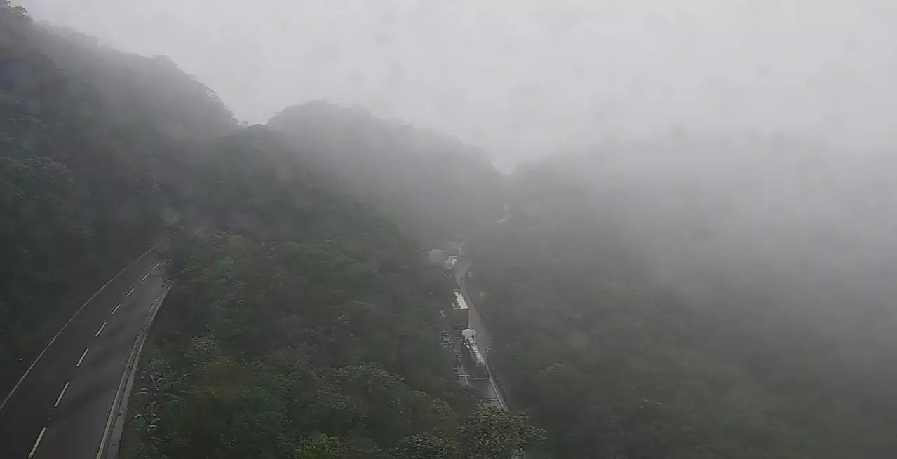 Neblina aperta na serra: Interligação Planalto é interditada e motorista deve redobrar atenção