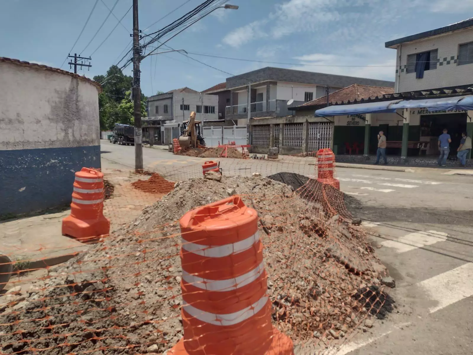 Obras contra alagamentos avançam na Vila Nova e entram na reta final em Cubatão