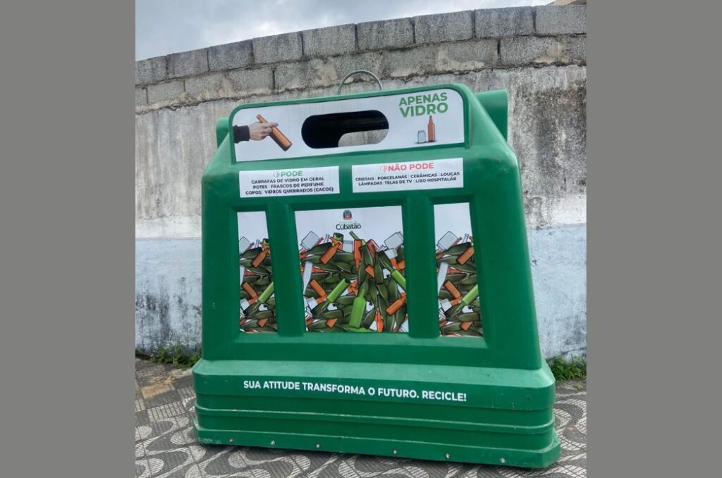Projeto ‘Vidro Vira Vidro’ já soma quase 3 toneladas coletadas de vidro em Cubatão