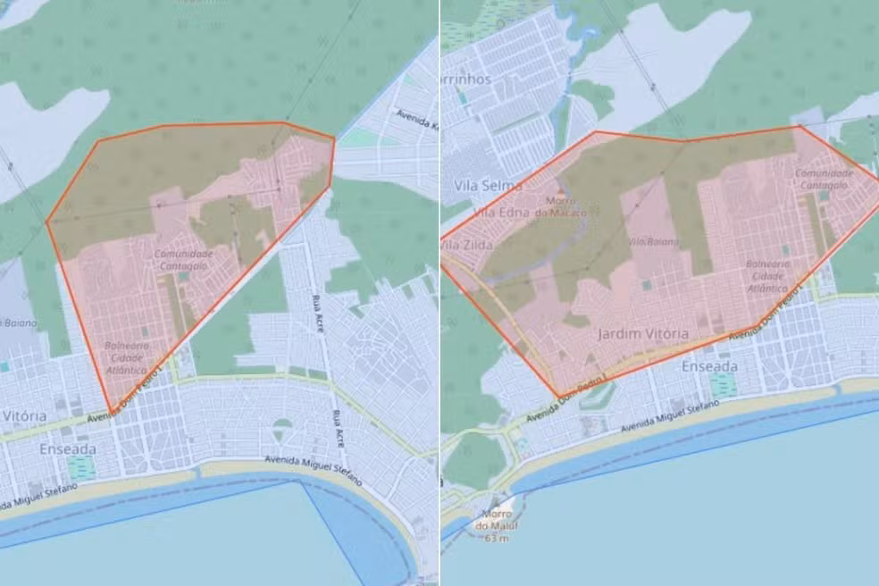 Defesa Civil aciona sirenes de emergência e famílias deixam casas por risco de deslizamento em Guarujá