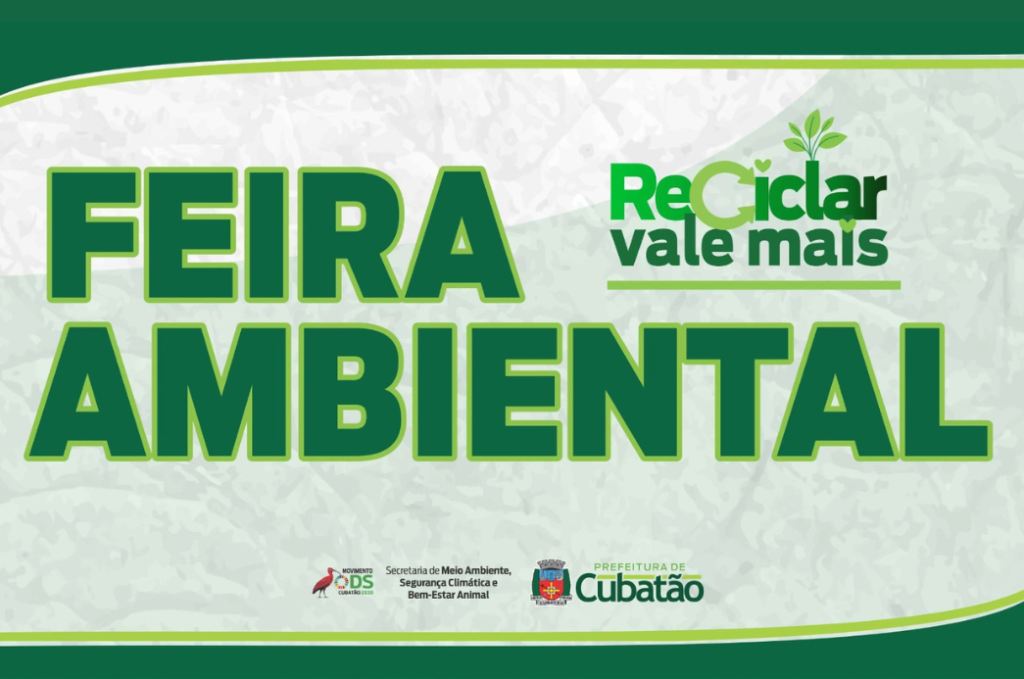 Feira Ambiental retorna ao Paço Municipal com troca de recicláveis por hortifruti