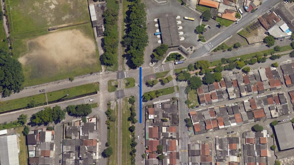 CMT informa: interdição de via e novo acesso para a rodoviária de Cubatão a partir de segunda-feira (9), na Vila Santa Rosa