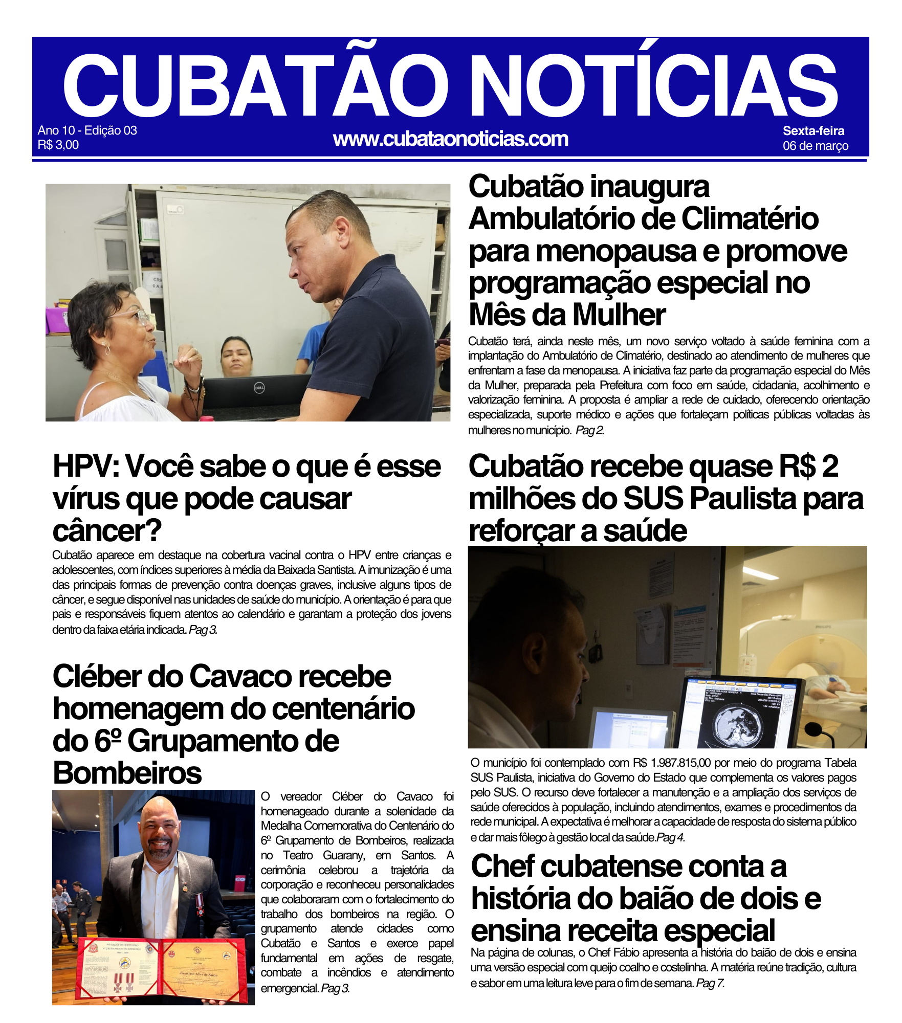 JORNAL CUBATÃO NOTÍCIAS EDIÇÃO #03
