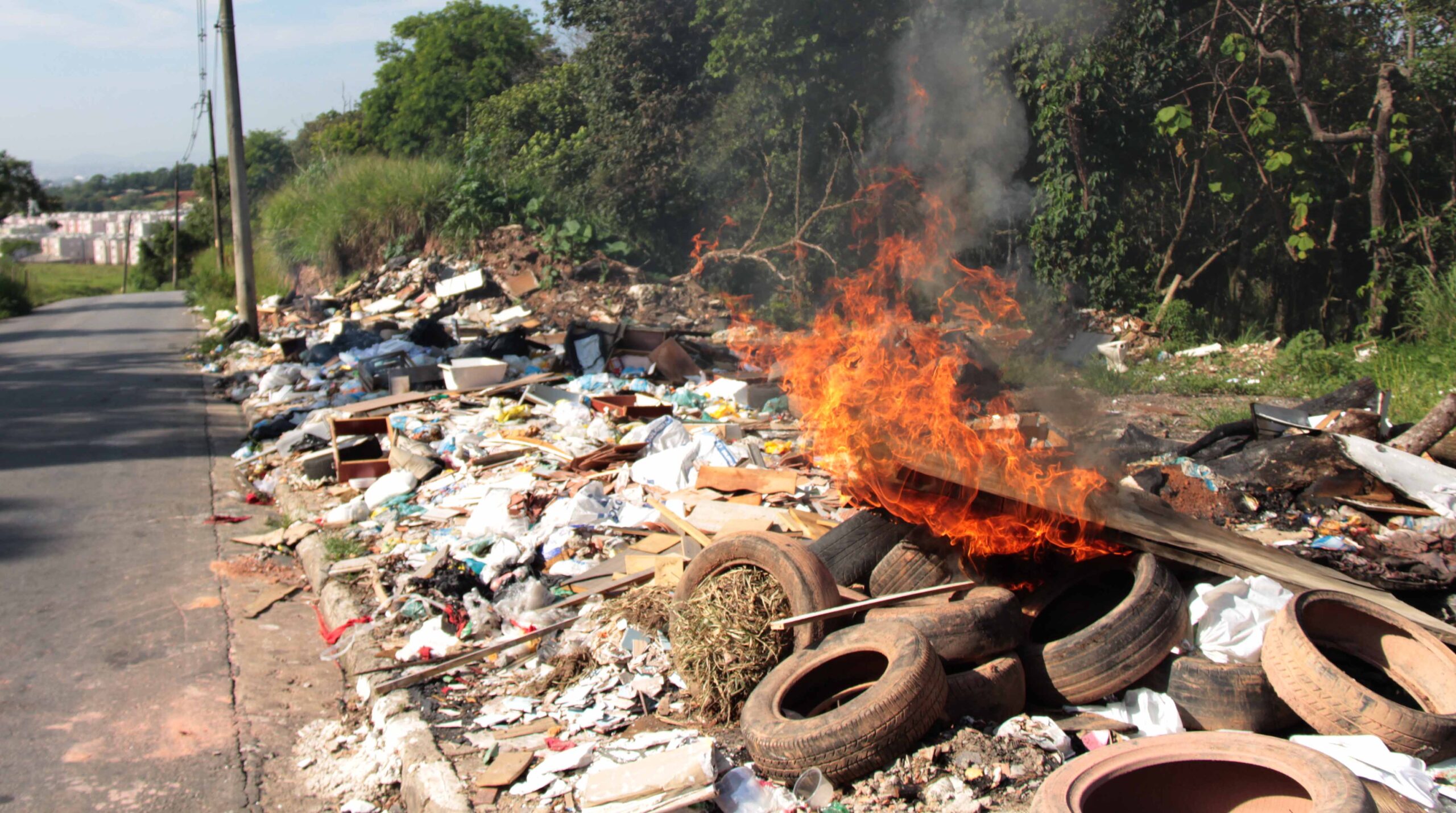 Munícipes podem denunciar descarte irregular de lixo nas vias de Cubatão