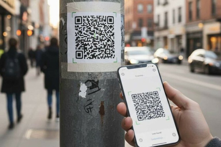 Cubatão terá QR Code em postes para pedidos de iluminação pública