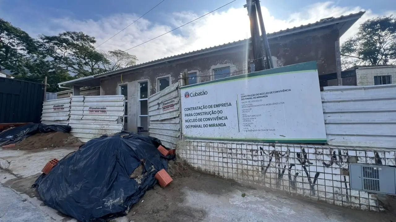 Cubatão inicia construção de novo Centro de Convivência no Pinhal do Miranda