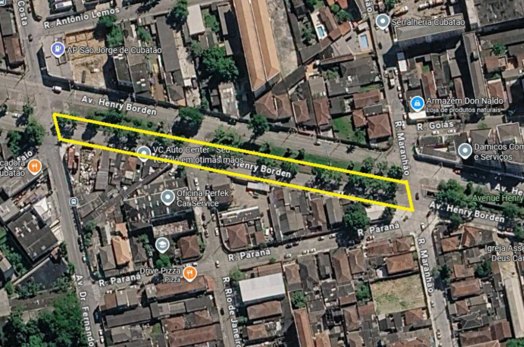 Avenida Henry Borden terá interdição temporária para obras de pavimentação em Cubatão