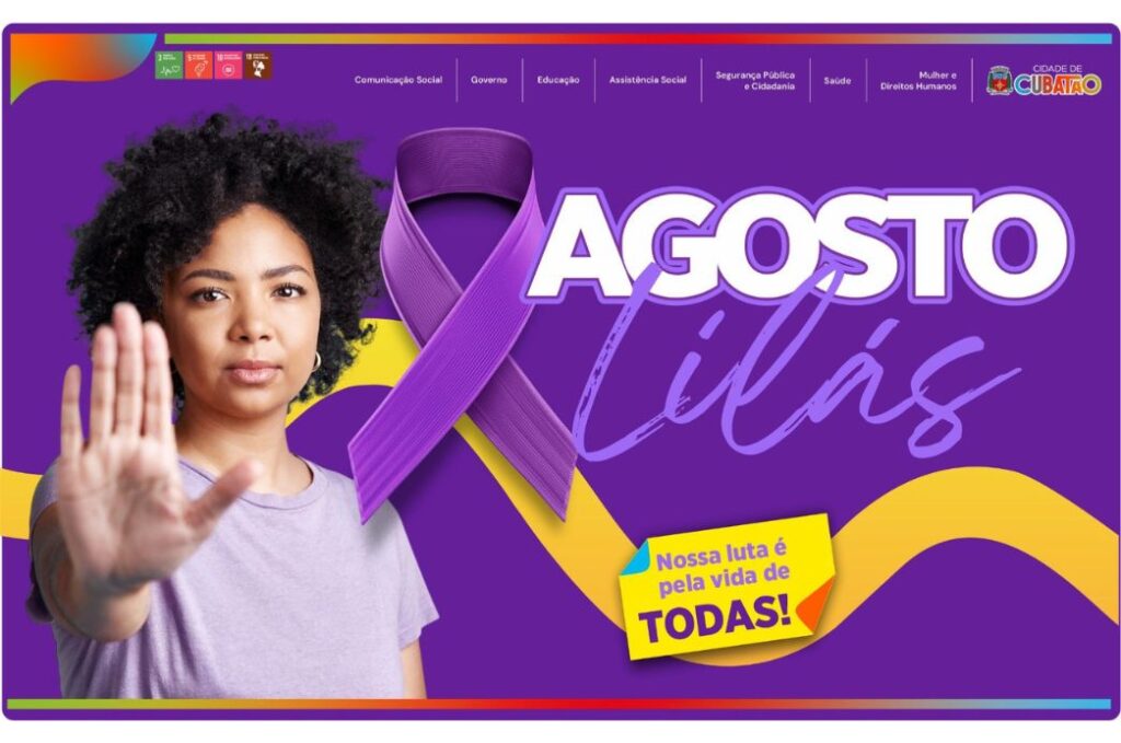 Cubatão terá programação especial do Agosto Lilás