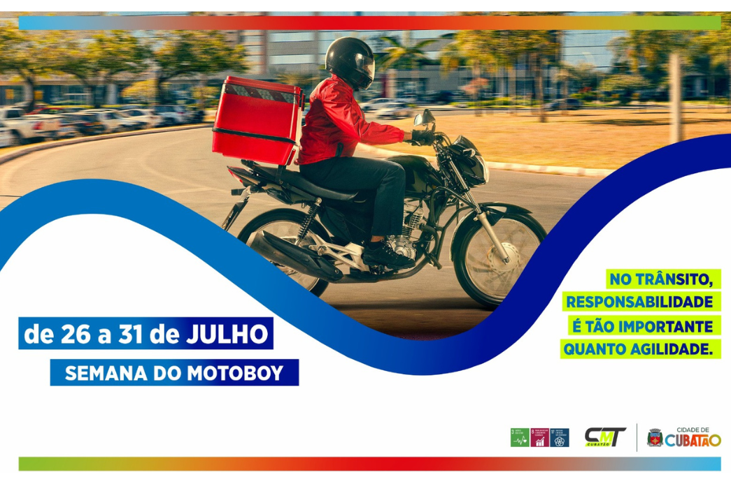 Semana do Motoboy reforça segurança no trânsito em Cubatão