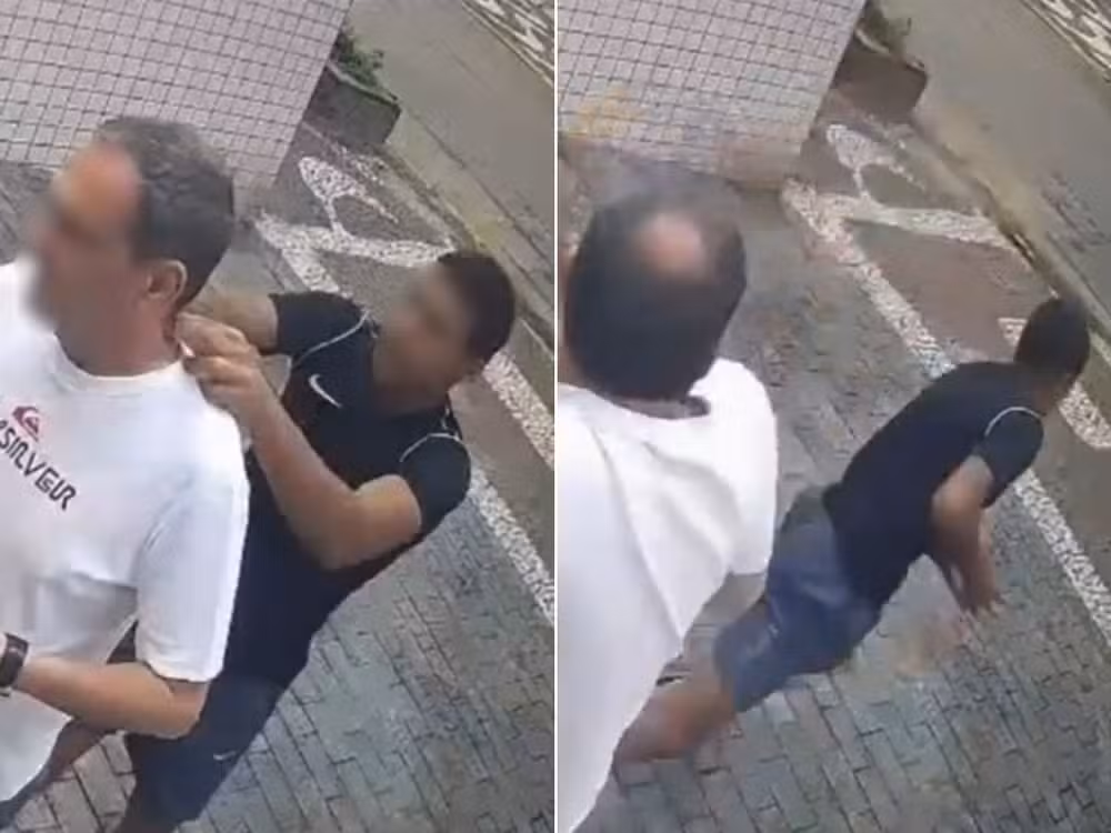 Corrente é roubada de homem na entrada de edifício em São Vicente; suspeito confessa participação