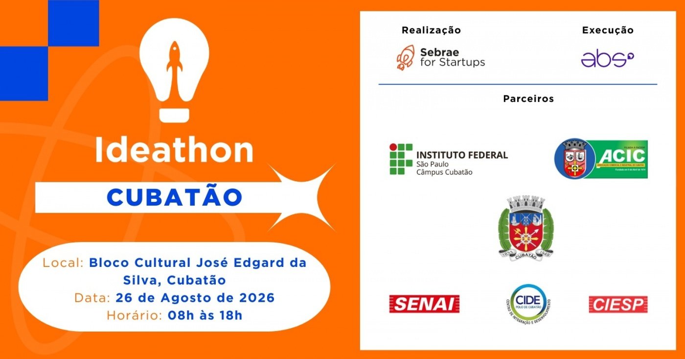 Ideathon reúne estudantes para criar soluções para desafios de Cubatão