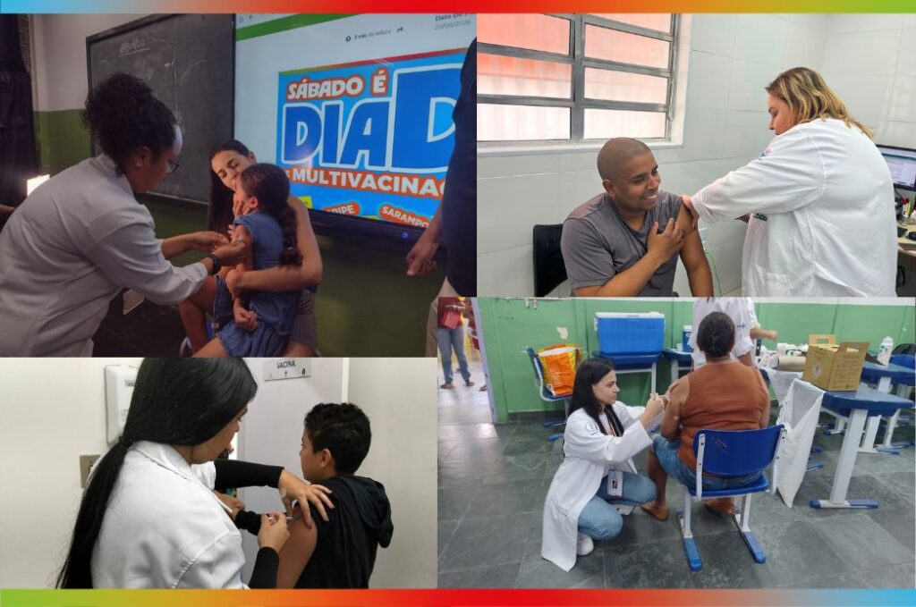 Dia D aplica 2,6 mil doses de vacinas e registra aumento de 64% na adesão em Cubatão