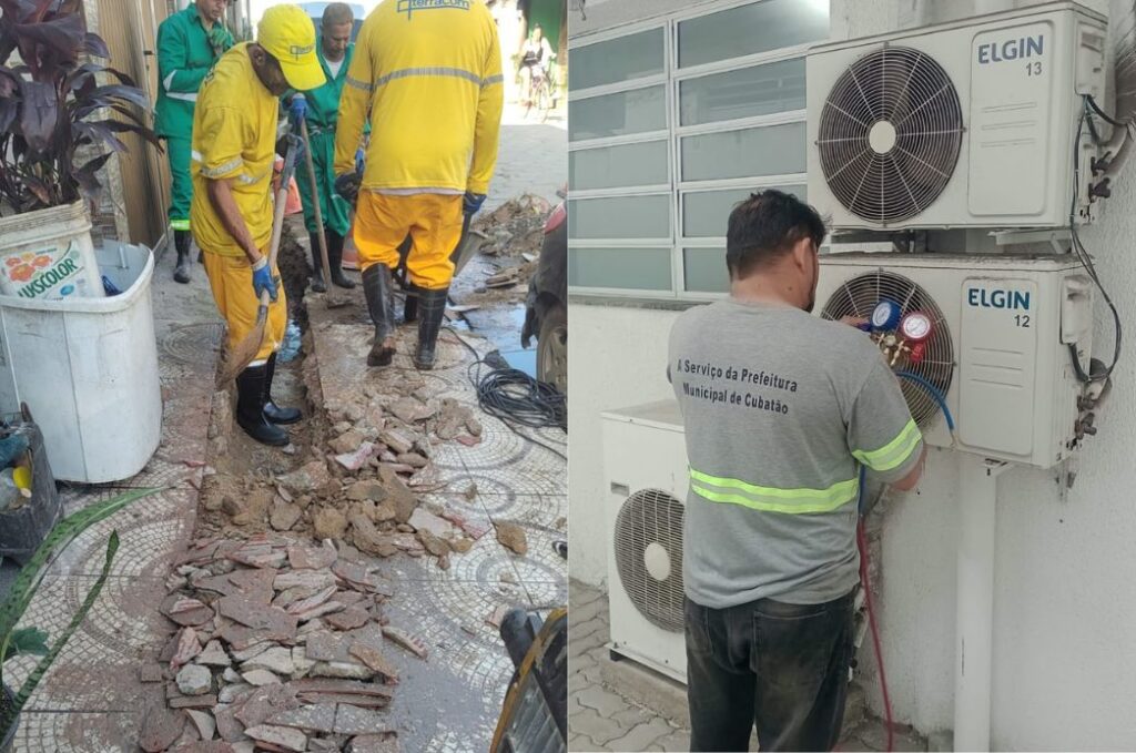Cubatão intensifica zeladoria com serviços de drenagem, limpeza e manutenção em diversos bairros