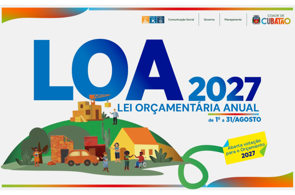 Cubatenses podem escolher prioridades do orçamento municipal de 2027 até domingo (31)