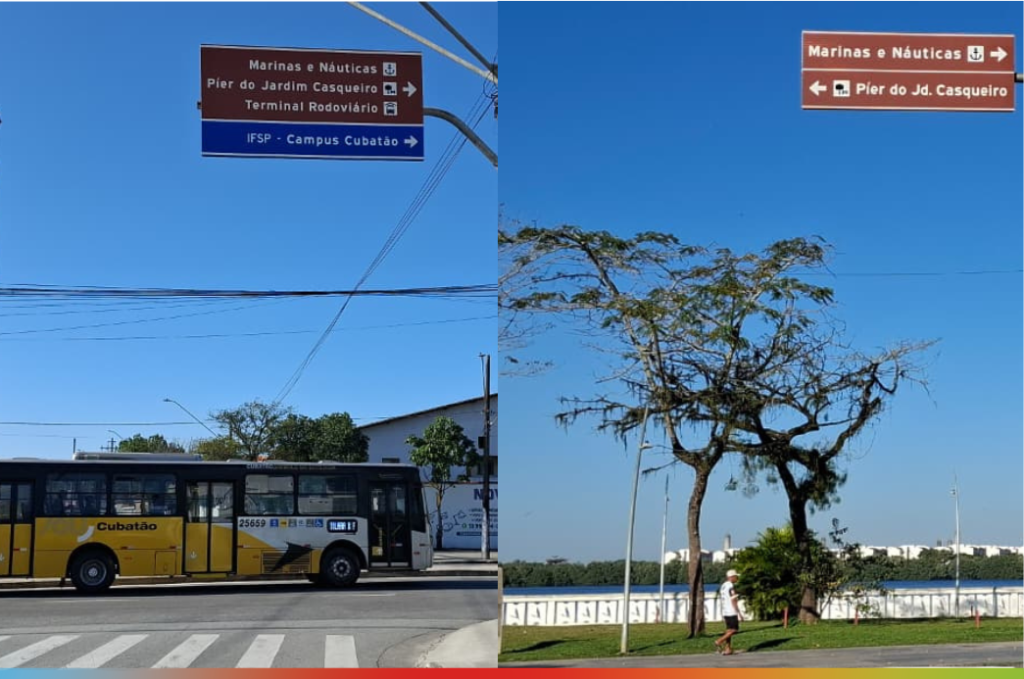 Cubatão reforça sinalização para facilitar acesso a pontos turísticos