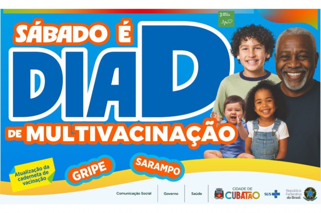 Cubatão terá 17 pontos de vacinação no Dia D neste sábado