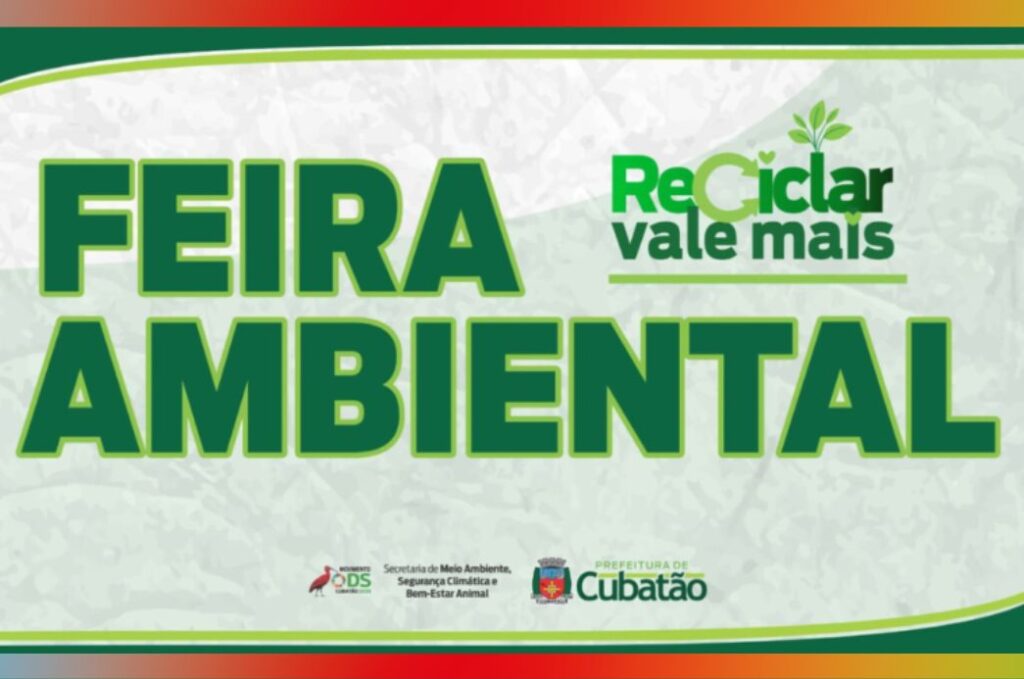 Servidores podem trocar recicláveis por hortifrútis nesta sexta em Cubatão