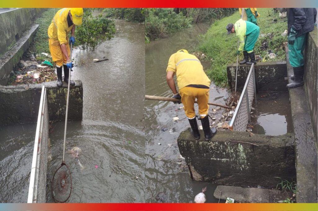 Após fortes chuvas, Cubatão intensifica limpeza e manutenção em pontos críticos