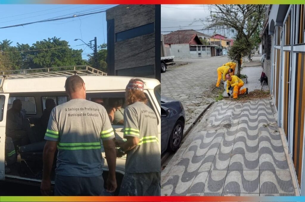 Cubatão intensifica serviços de zeladoria e manutenção em vários bairros