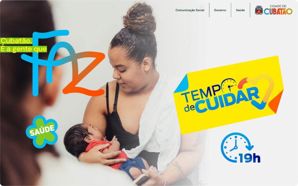 Unidade de saúde de Cubatão participante do programa Tempo de Cuidar