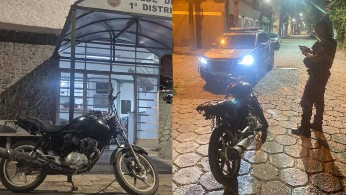 GCM recupera moto roubada durante patrulhamento na Vila São José