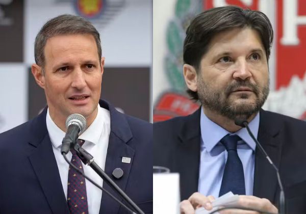 Guilherme Derrite e André do Prado, eleitos senadores por São Paulo em 2026